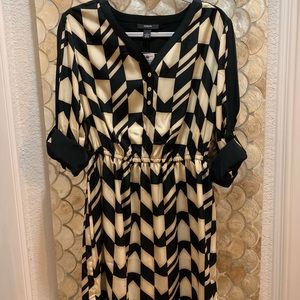 Alfani geo stripe dress - NWT